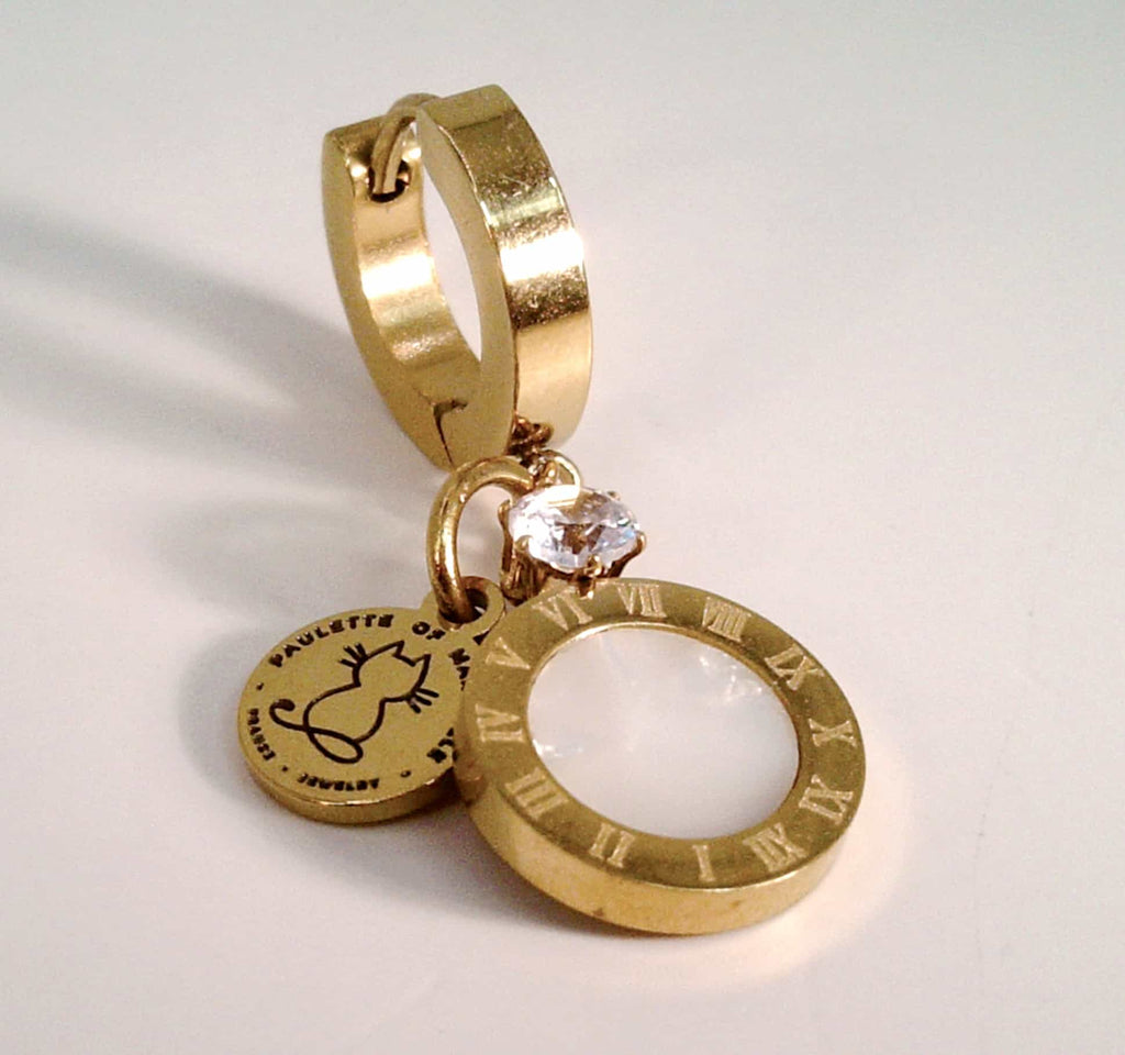 Boucles d'oreilles Violette